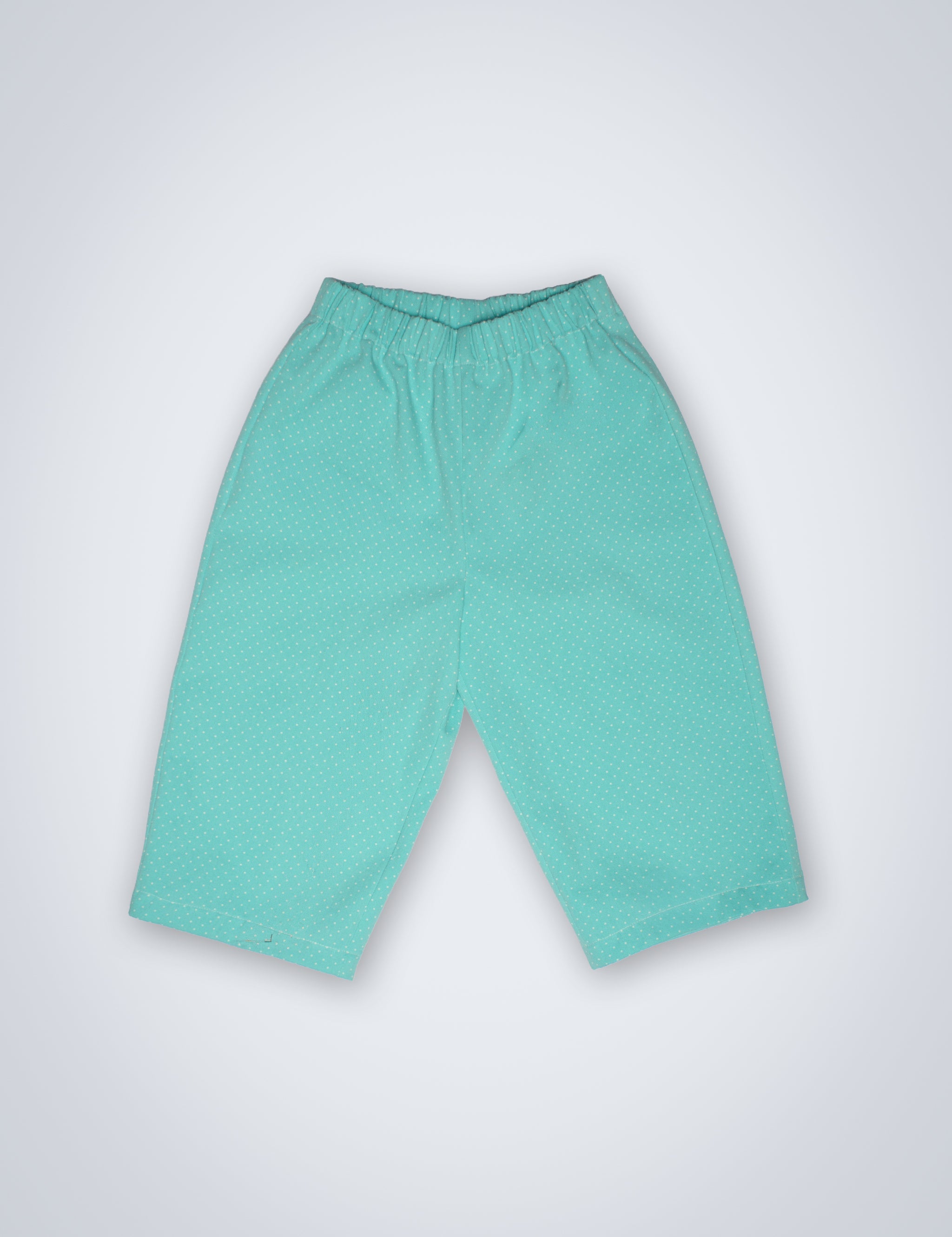 Dusty Pants - Denim Polka Dot