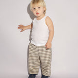 Dusty Pants - Beige Check