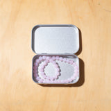 Rowie Beaded Necklace - Baby Pink
