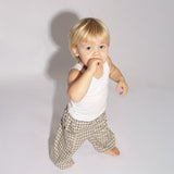 Dusty Pants - Beige Check