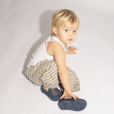 Dusty Pants - Beige Check
