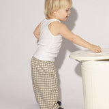 Dusty Pants - Beige Check