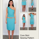 Digital Sewing Pattern - Core Mini & Midi Skirt (6-18)